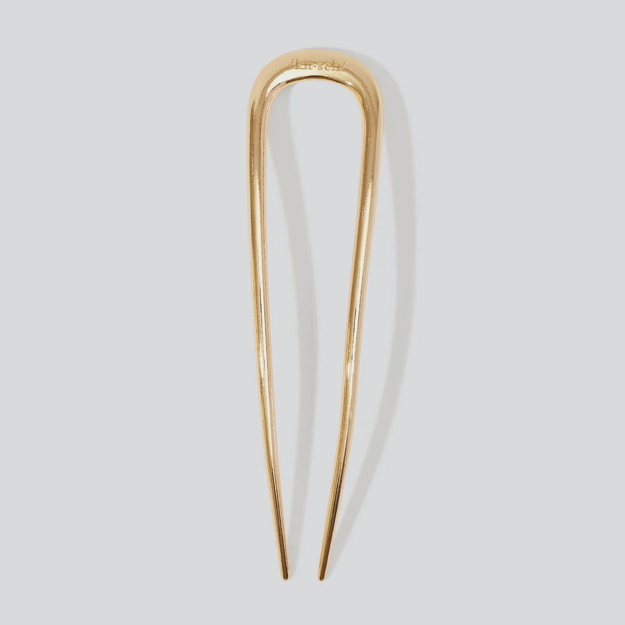 Metal French Hair Pin / Gold