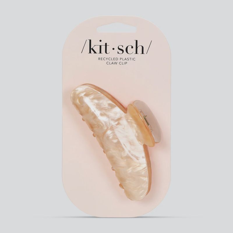 Eco-Friendly Marble Claw Clip / Blonde