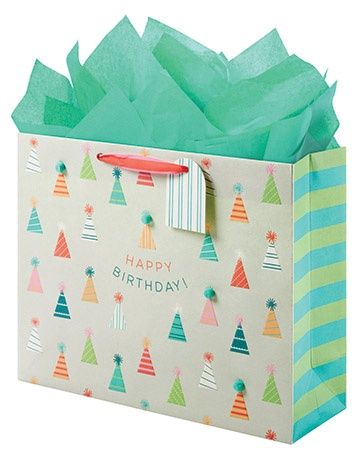 Large Vogue Gift Bag / Contrast Party Hats