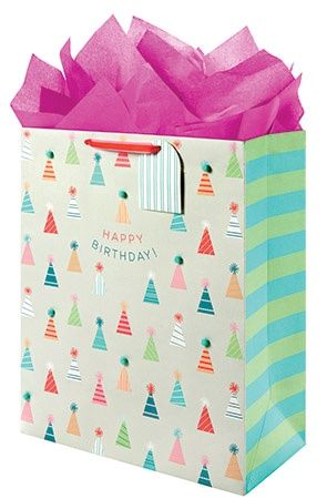 Jumbo Gift Bag / Contrast Party Hats
