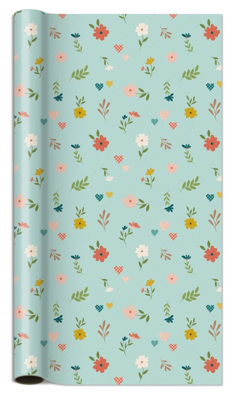 Roll Wrap 5ft / Café Floral