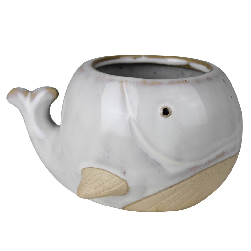 Whale Ceramic Cachepot