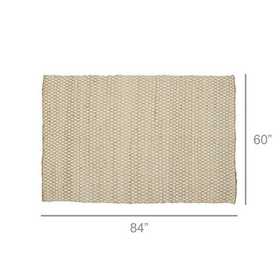 Casia Hemp & Cotton Rug / Lattice 5 x 7