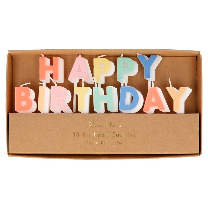 Happy Birthday Candle Set