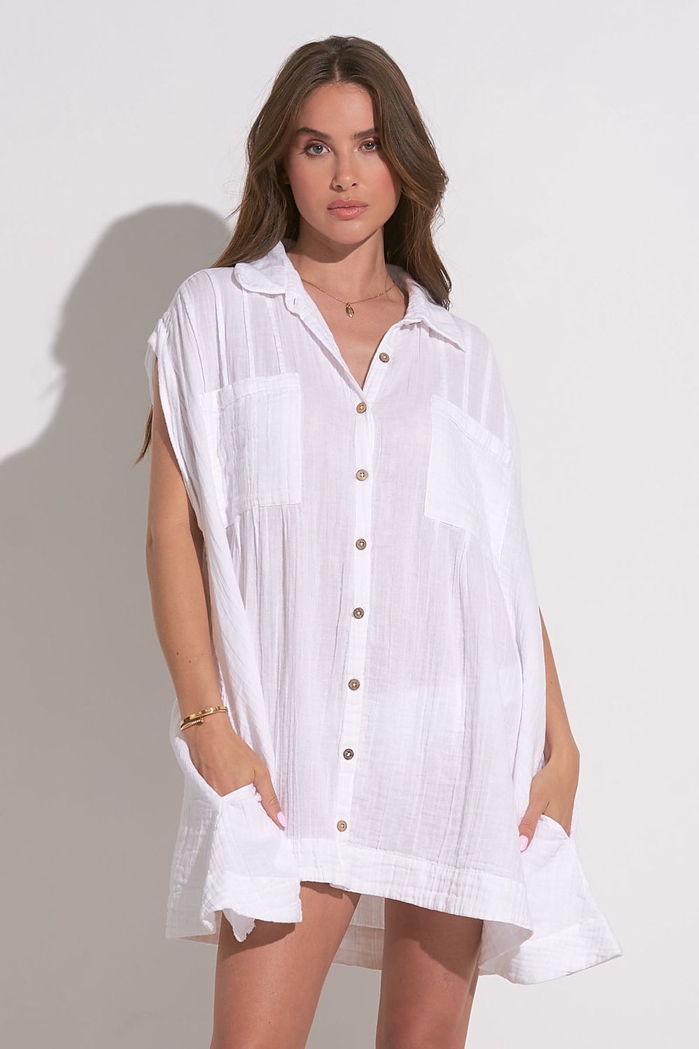 Oversized Button Down Dress