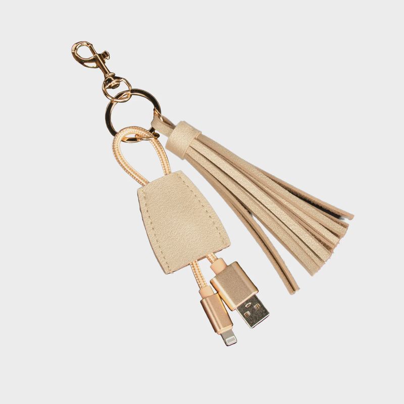 Tassel Keychain w/ USB Cord