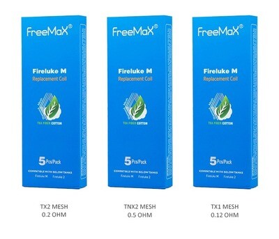 FreeMax Fireluke M TX1 Mesh Coil 0.15ohm 40-90W 5pcs Pack