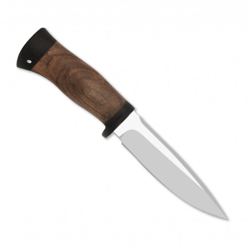 Нож Фокс-1 95х18/береста/текстолит/логотип РО,