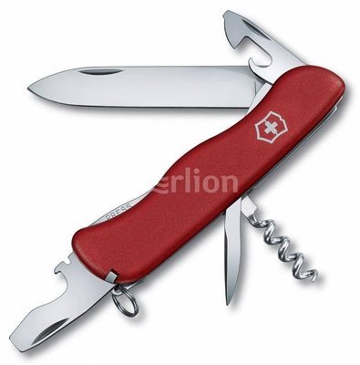 Нож Victorinox Picknicker, 111 мм, 11 функций, с фиксатором лезвия, красный 0.8353