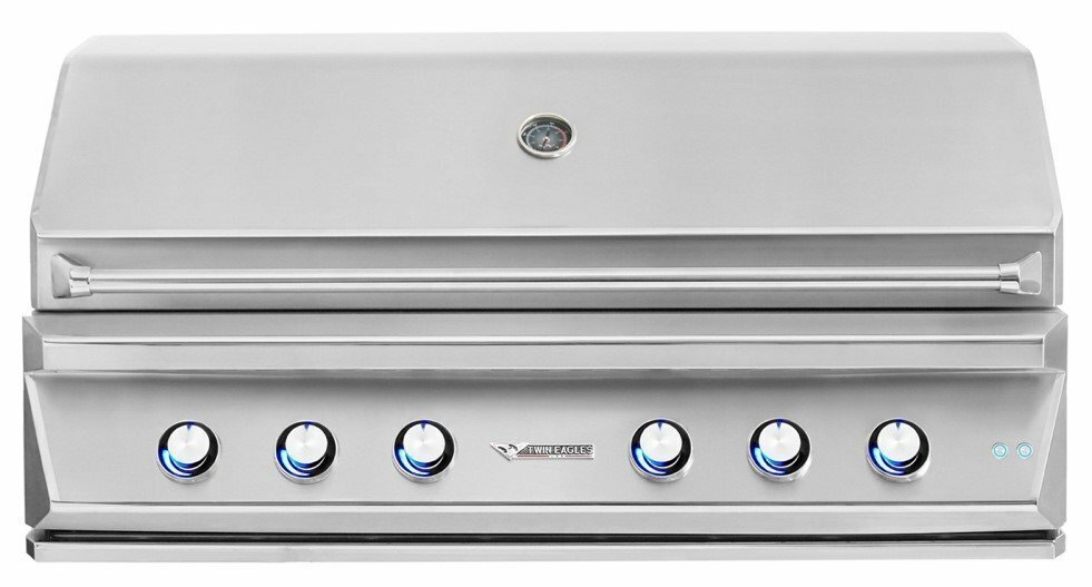 Twin Eagles 54” Outdoor Gas Grill with IR Rotisserie & Sear Zone