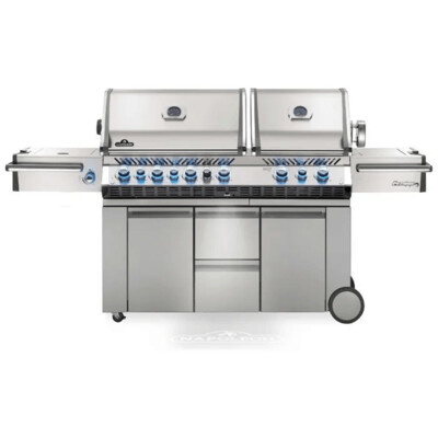 Napoleon Grills Prestige PRO 825 Gas Grill with Infrared Side and Rear Burners, Stainless Steel