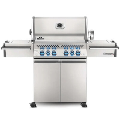 Napoleon Grills Prestige PRO 500 Gas Grill with Infrared Side and Rear Burners, Stainless Steel