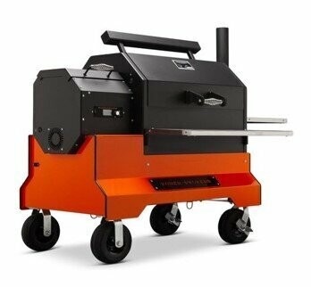 Yoder YS640s Pellet Grill on Competition Cart