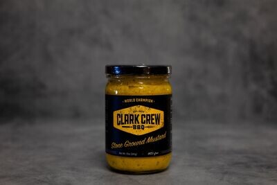 Clark Crew BBQ Stone Ground Mustard 12oz