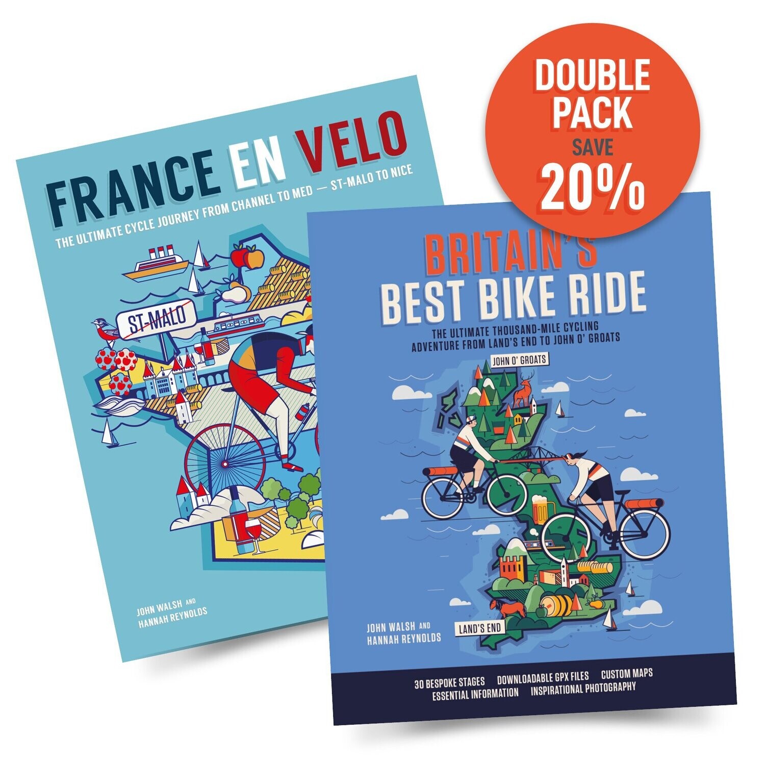Britain's Best Bike Ride & France En Velo Double Pack