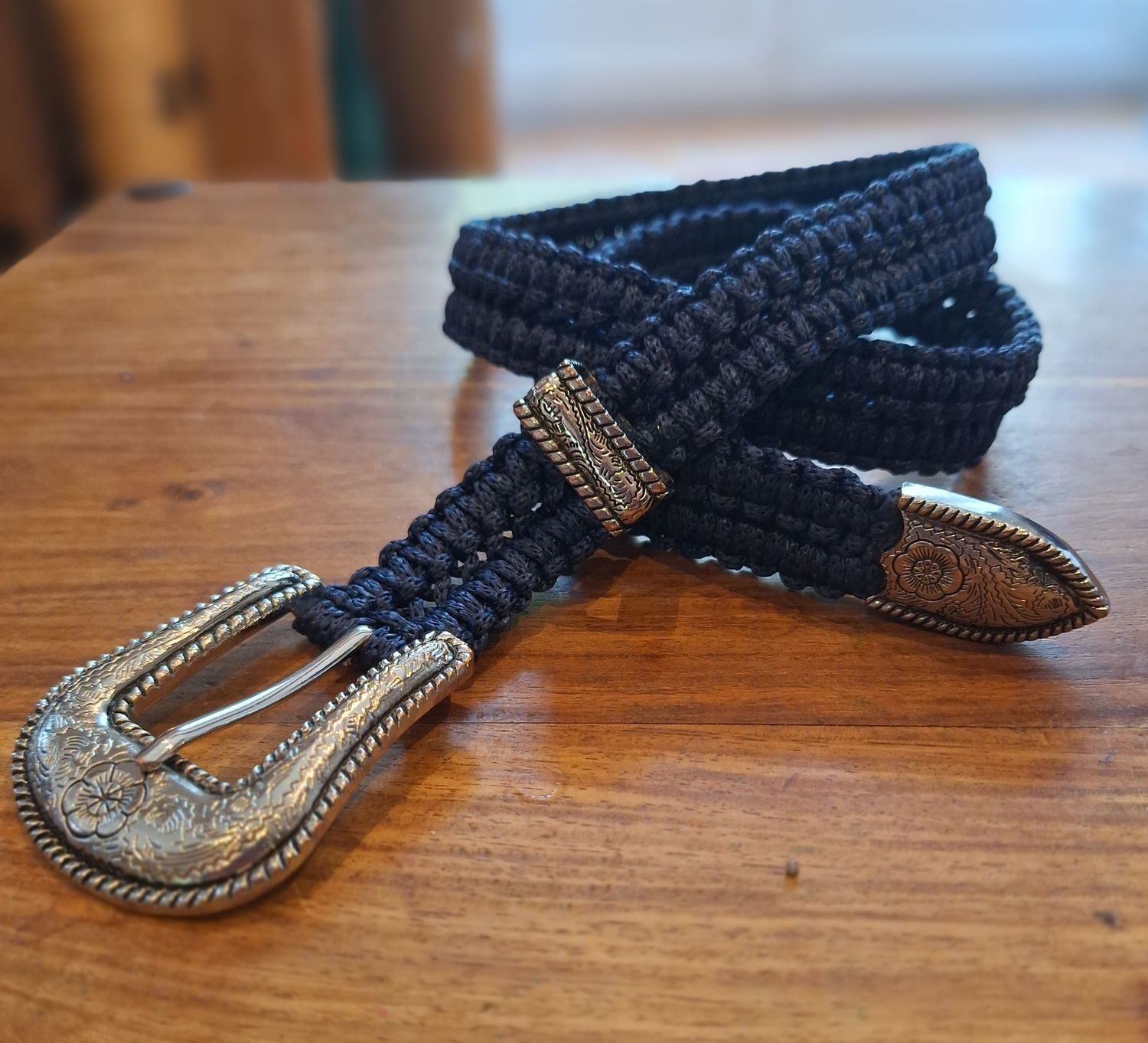 Ceinture en macramé