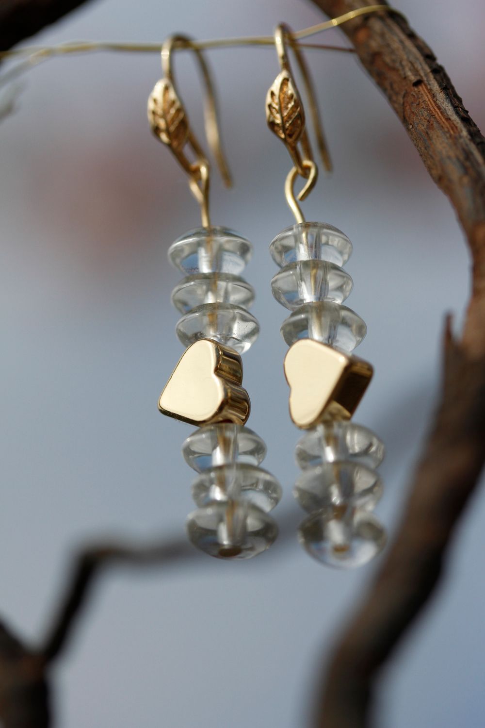Ohrringe //// Earrings "Heart Balance"