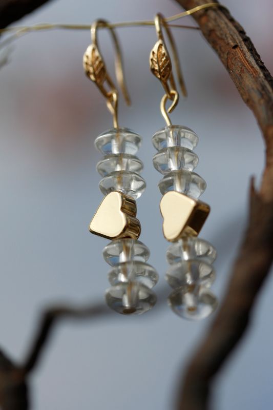 Ohrringe //// Earrings "Heart Balance"