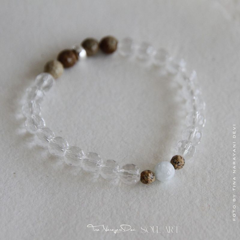 Armband "Aquamarin"