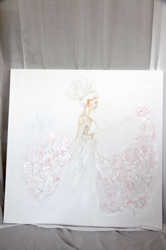 "Schöpferin I Leben erblüht"