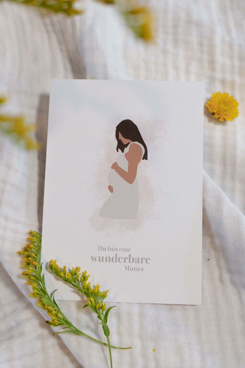Postkarte "Wunderbare Mutter"