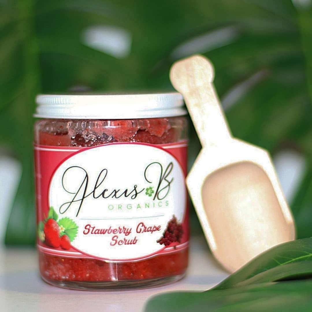 Strawberry Grapeseed Scrub