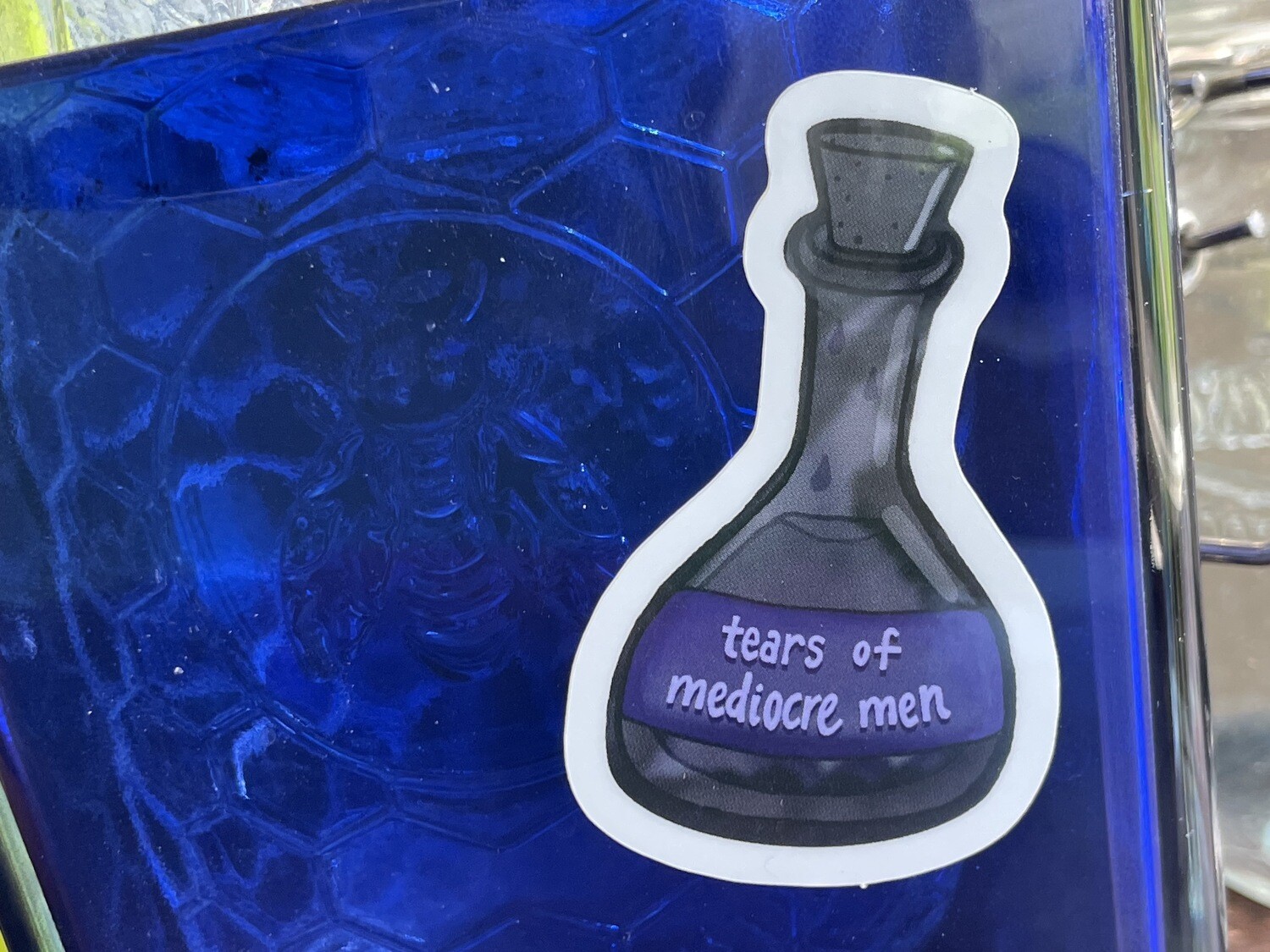 "Tears of Mediocre Men" Sticker