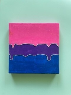"Bi Pride" Canvas
