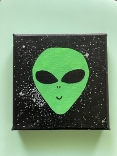 "Alien" Canvas