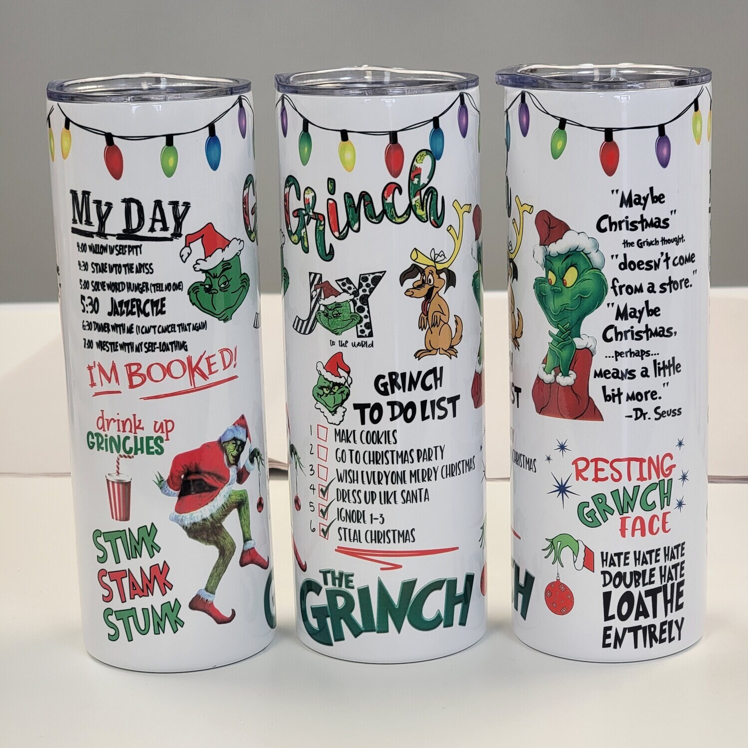 Grinch Tumbler 20oz