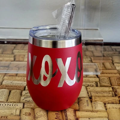 Valentines Tumbler XOXO 12oz
