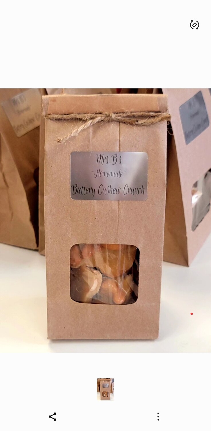Mrs. B&#39;s Buttery Cashew Crunch