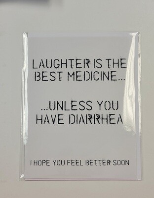 Laughter Is The Best Medicine, Unless You Have Diarrhea