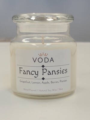 Fancy Pansies 16oz