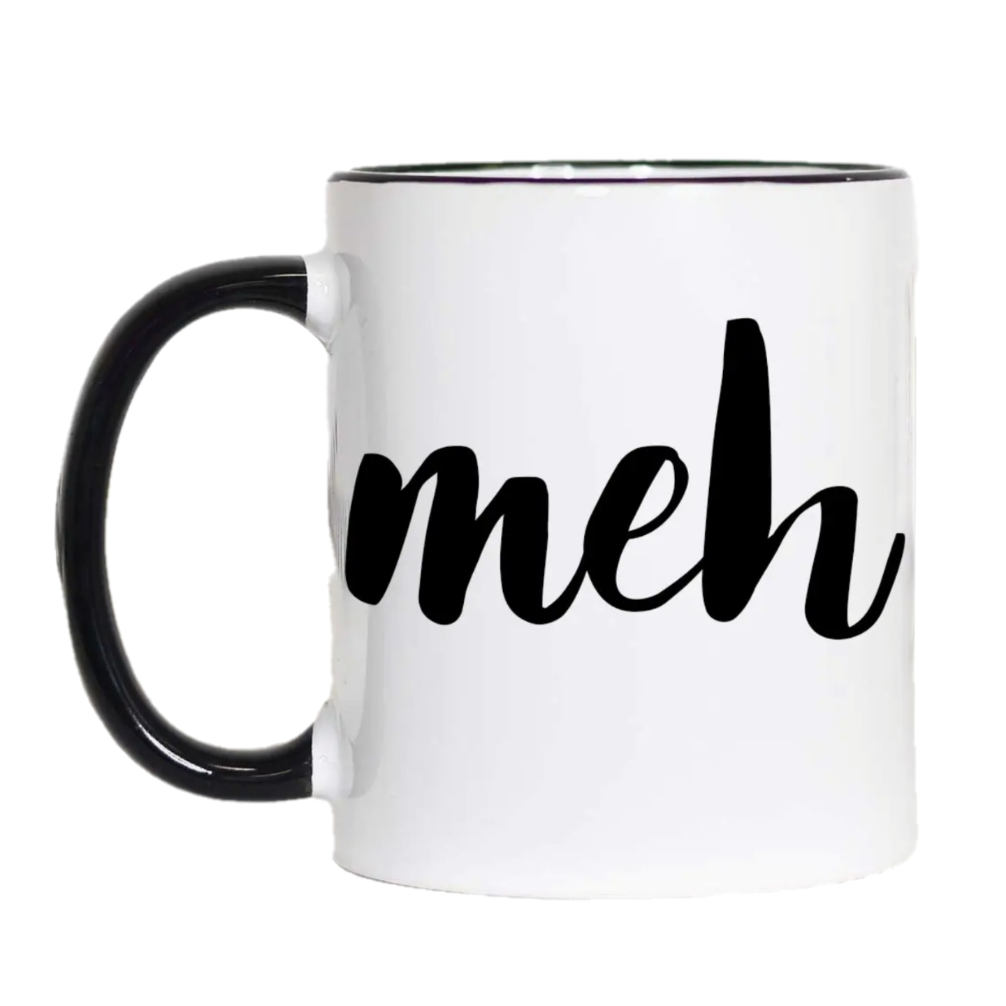 Meh Ceramic Coffee Mug in Off White - 11oz