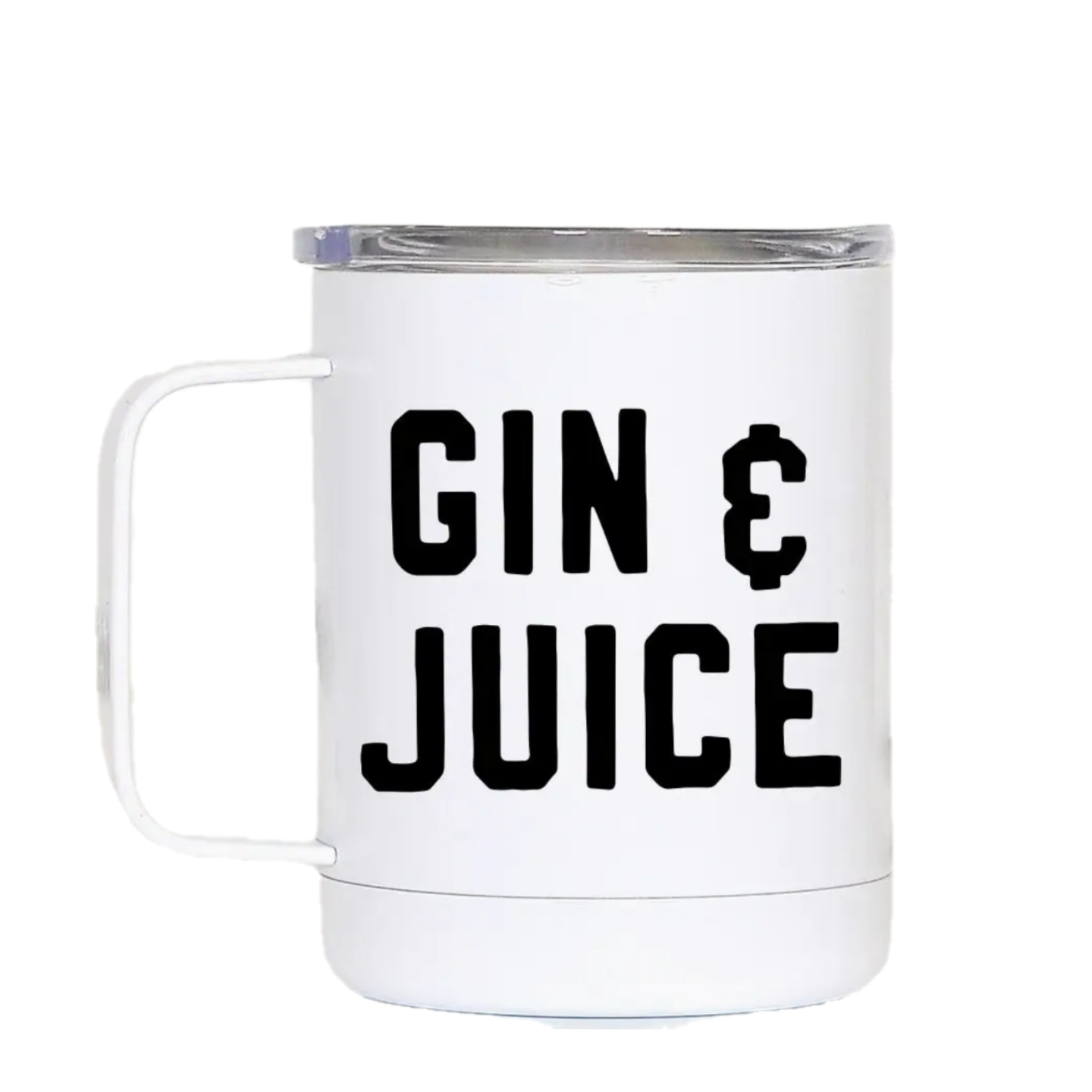 Gin and Juice Funny Travel Cup With Handle