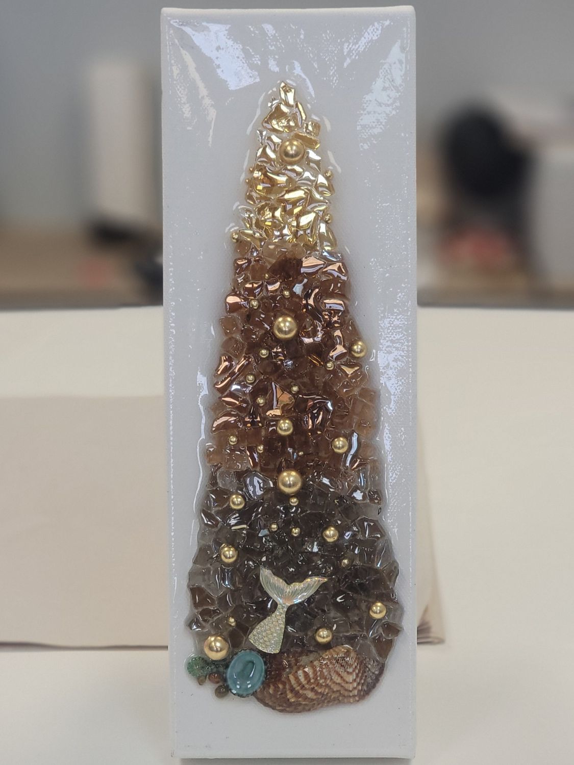 Brown Ombre Christmas Tree