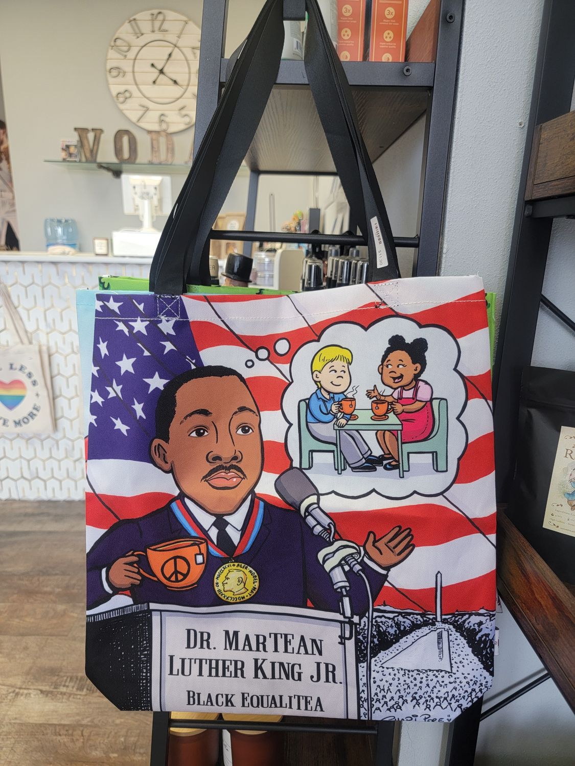 Artistic Reuable Tote  Bag - Martin Luther King Jr.