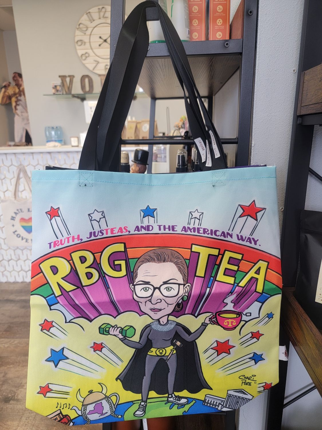 Artistic Reusable Tote Bags - RBG