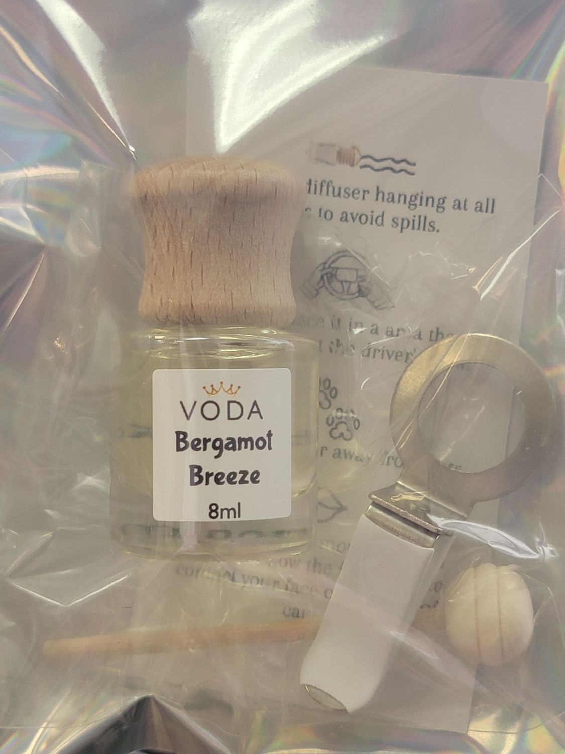 Bergamot Breeze Car Diffuser Oil Clip
