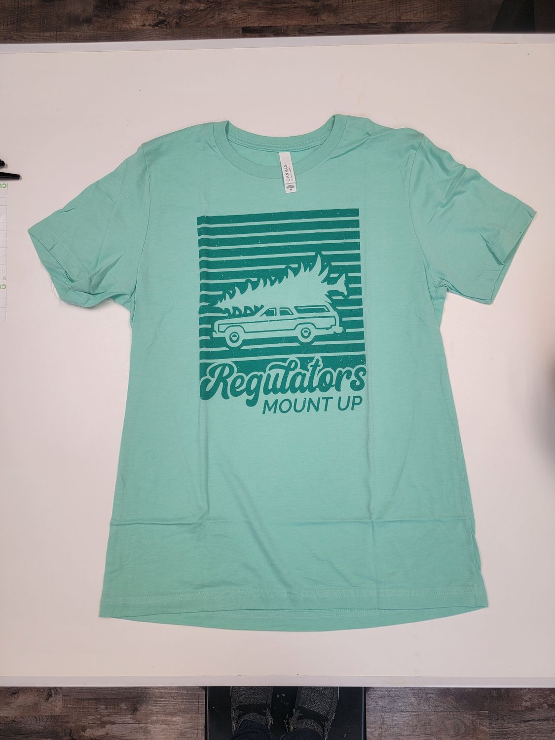Regulators Mount Up MINT Christmas Shirt - Medium