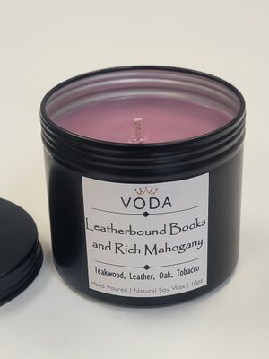 Leather Bound Books & Rich Mahogany 10oz Leather Bound Books & Rich Mahogany 10oz