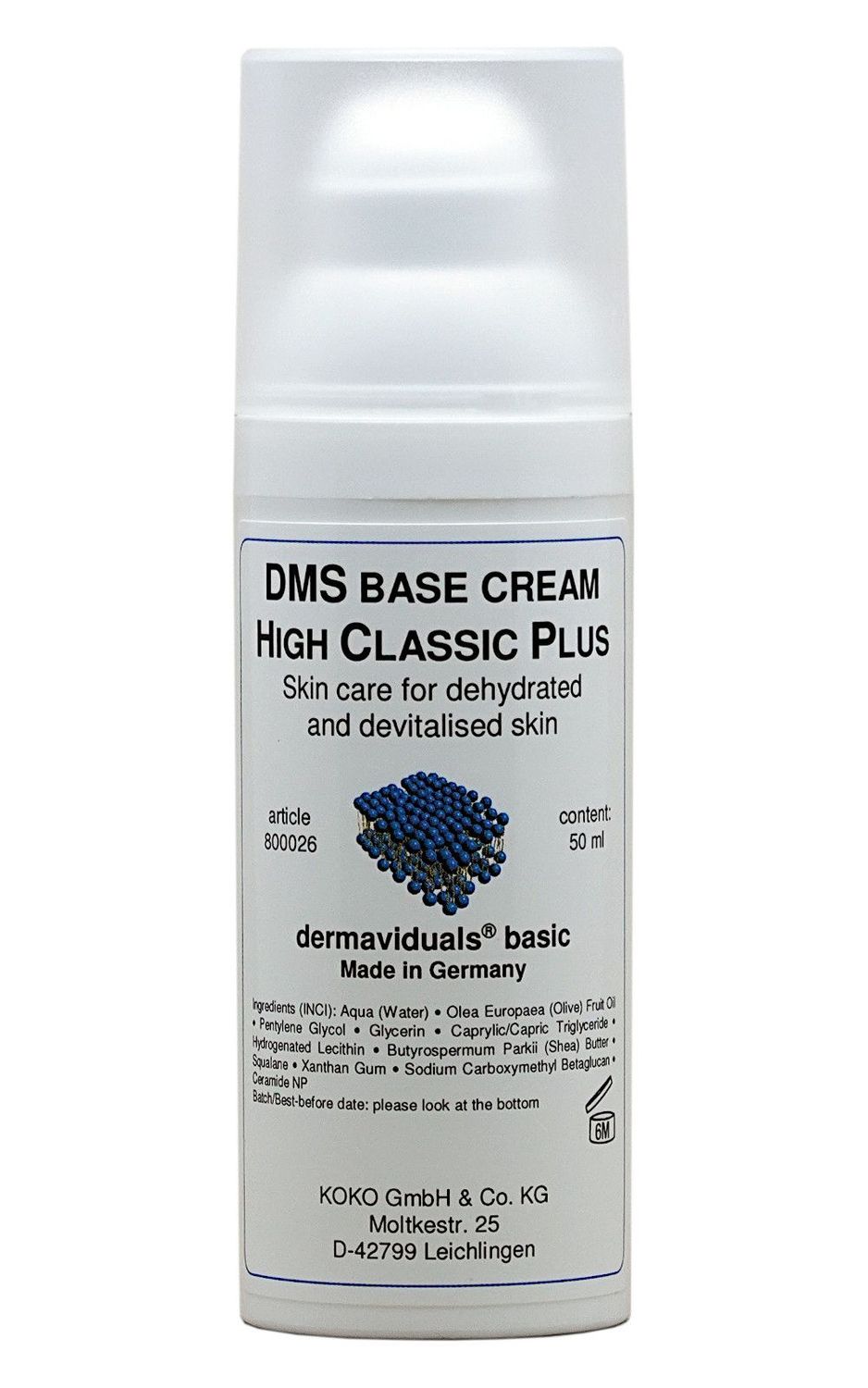 Dermaviduals DMS Base Cream High Classic Plus