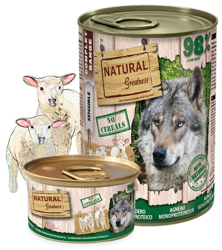 Natural Greatness Mono proteïne 98% Lamsvlees 170GR