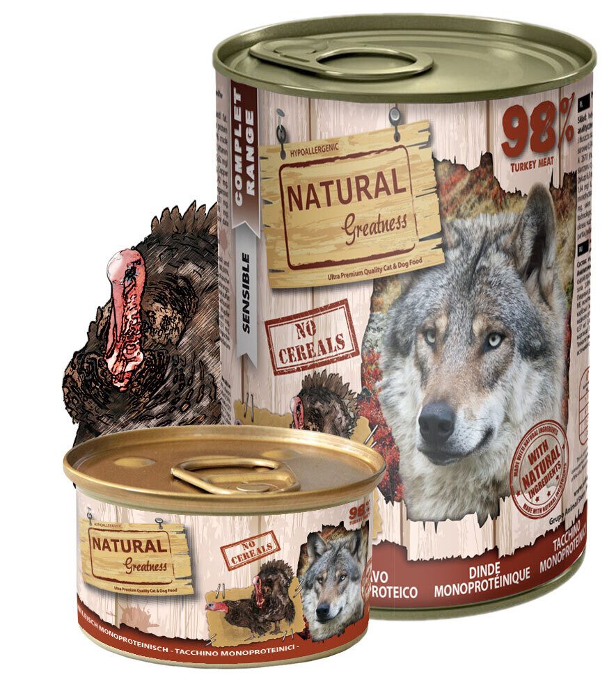 Natural Greatness Mono proteïne 98% Kalkoenvlees  400 GR
