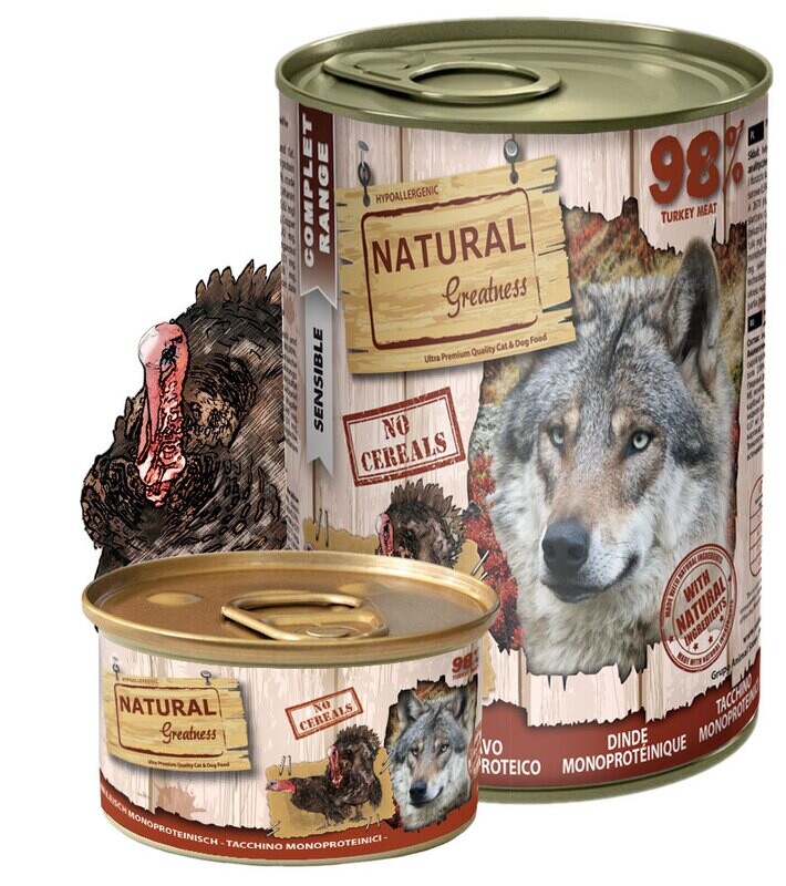 Natural Greatness Mono proteïne 98% Kalkoenvlees  400 GR