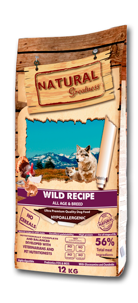 Natural Greatness - GRAANVRIJ - Hypoallergenic - Wild 2kg