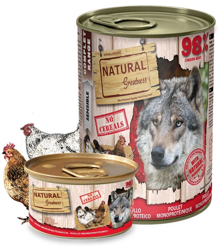 Natural Greatness Mono proteïne 98% Kippenvlees 170GR