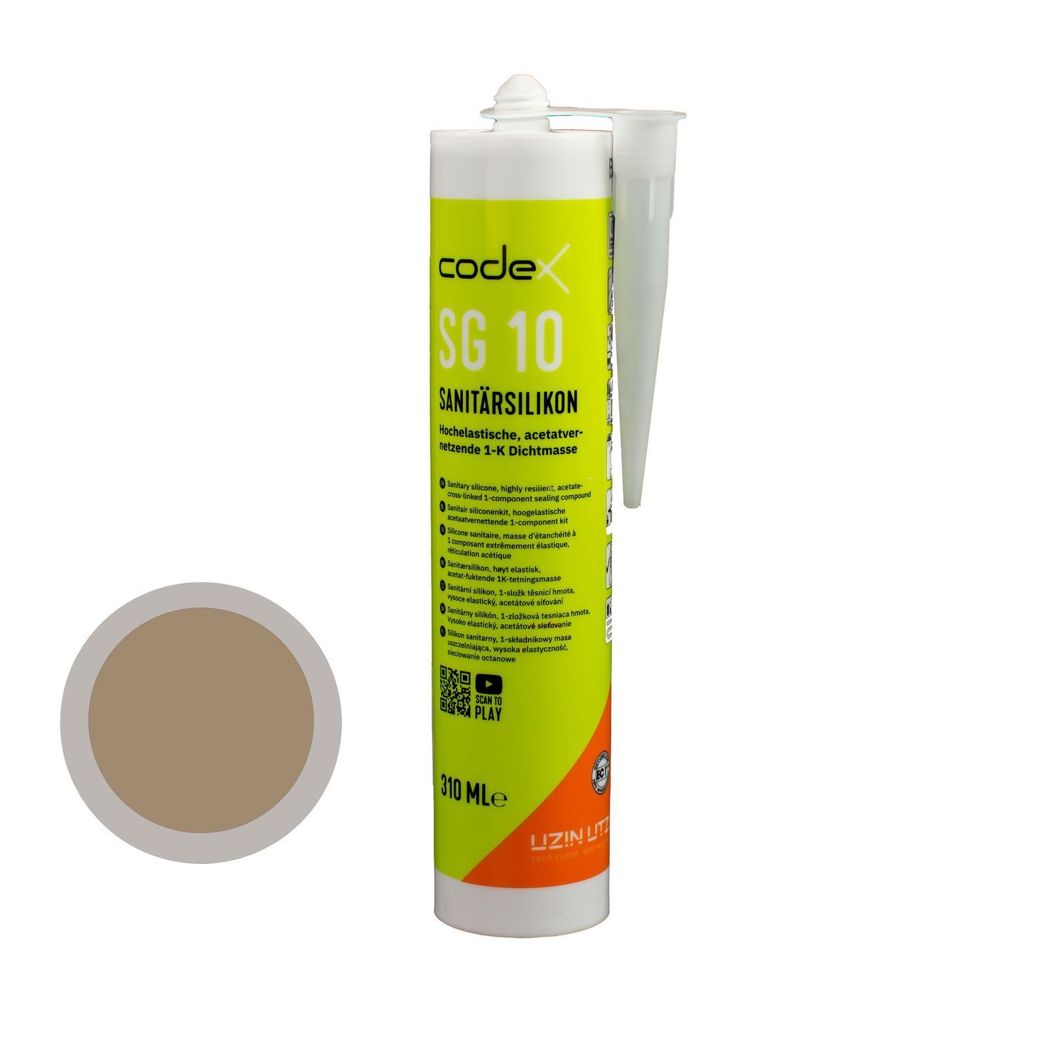 Codex SG 10 310ml havanna