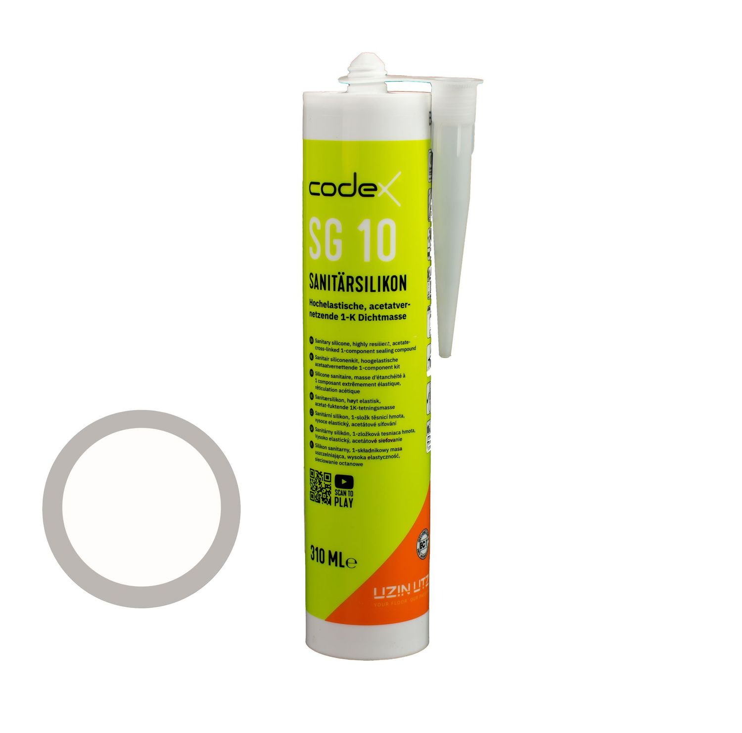 Codex SG 10 310ml cremeweiß